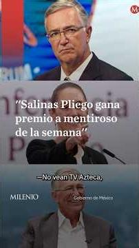 Sheinbaum acusa a Salinas Pliego de difundir mentiras contra su gobierno