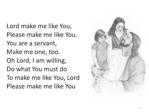 Lord Make Me Like You ~ Holly Day Singers ~ lyric video