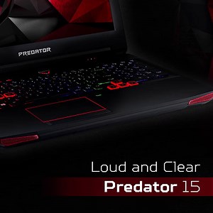 Predator 15 impresses with Sound Pound. Hear every movement of your enemies with a powerful subwoofer and Dolby® Audio™. Immerse yourself then #ConquerNewWorlds. | Predator Gaming