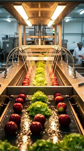 How Food Is Made in Mega Factory #shortvideo #cooking