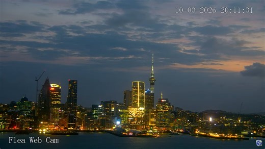 Auckland Harbour Live Webcam - Stanley Point, New Zealand
