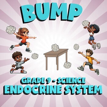 Endocrine System BUMP Science Game - No Prep G9 Review Activity