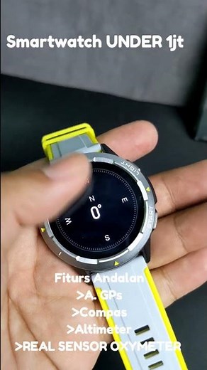 GPS WATCH PALING MURAH ADA ALTIMETER, COMPAS, REAL SENSOR OXYMETER