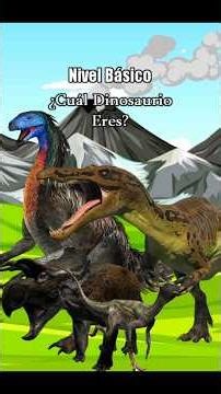 Dino Test Conocimientos Básicos ¿Qué tanto sabes de Dinosaurios? #dinosaurios #test