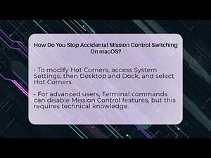 How Do You Stop Accidental Mission Control Switching On macOS? - All About Operating Systems