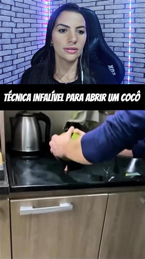 Técnica infalível pra abrir Cocô #react #tutorial