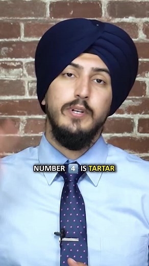 What are those brown spots on your teeth and how do you get rid of them? Check out the full video on my YouTube channel! #amanpreetsinghdds #dentalsecrets