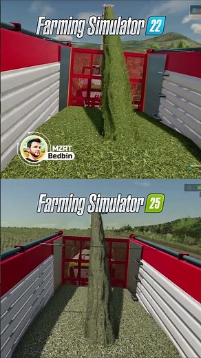 🌽 FS22 vs FS25 Corn Silage Harvest 🚜 | Which Game Looks Better?