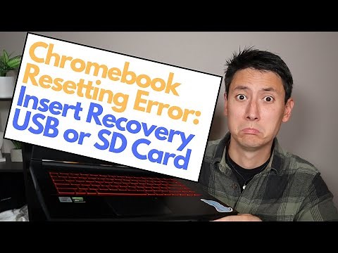 Chromebook Reset Error: Insert Recovery USB Stick or SD Card - FIX !!