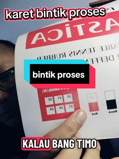 Bintik Proses: Teknik Karet Pingpong