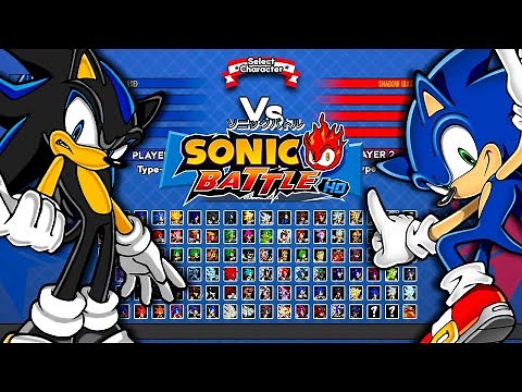 RELEASE | SONIC BATTLE HD JUS MUGEN v1 - 105 CHARS & 86 STAGES