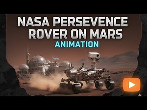 NASA Perseverance Rover On Mars Landing Animation 🌕 | @THEVIGYANGALAXY | The Test Of Life On Mars.
