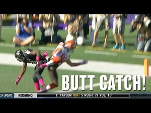 Incredible butt catch leads to Browns' touchdown