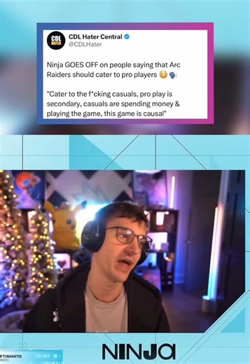 Do you agree with @Ninja? 🤔 #gaming #gamingontiktok #ninja #arcraiders