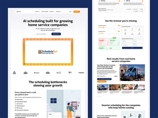 AI-powered scheduling & dispatch automation Platform