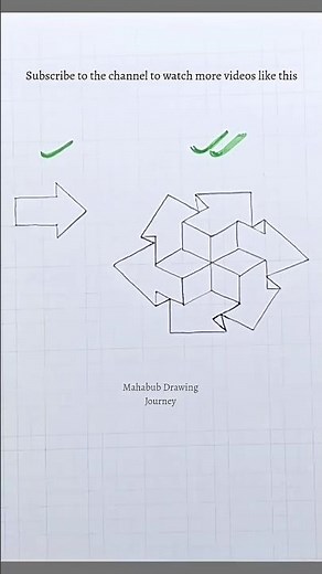 How to draw arrows 😱🤔 #art #drawing #shorts