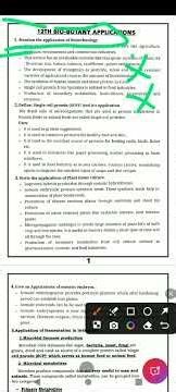 12th Std Biology Bio-Botany Public Exam March-2025 Confirm 2,3,5 Marks Read this only important