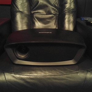 Home Theater Infocus Projector and Screen 91&quot...