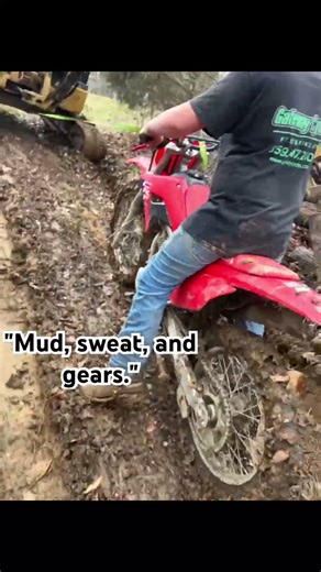 ‪@revriders69‬ "Mud, sweat, and gears." #honda #kentucky #caterpillarequipment
