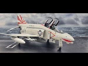 F-4B Phantom II, US Navy Jet Model, in 1/48 scale - Tamiya Kit