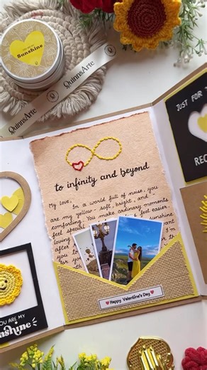 Sunshine Love Letter Tutorial💛🫶🏻 #diy #diygift #giftideas