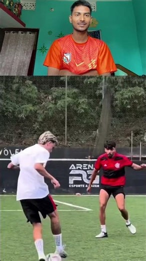 Insane Back Flip Football Skills ⚡ Must Watch | #footballskills #shortvideo #trendingshorts