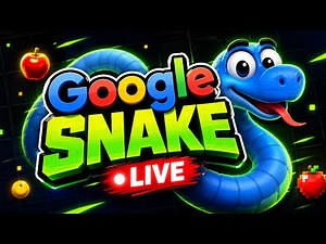 🐍 LIVE Google Snake Challenge! 🔥 Highest Score Grind & Crazy Gameplay
