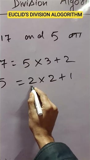 Math : Euclid's Division Algorithm / #class10 #boardexam2026 #youtube #live #maths #viral #tranding