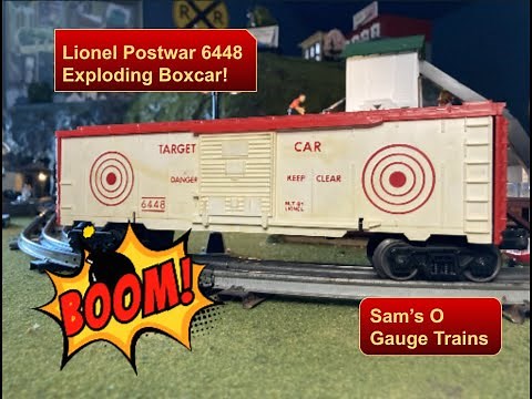 An EXPLOSIVE Postwar Accessory! The Lionel 6448 Exploding Boxcar!