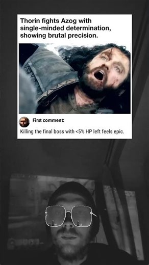 Thorin vs Azog – Final Showdown in The Hobbit