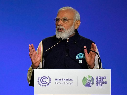 India targets net-zero carbon emissions by 2070, says Modi