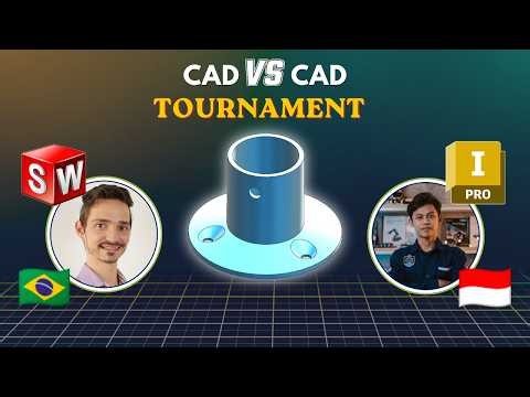 SolidWorks vs Inventor! 🔥 Ricardo vs Aras| TooTallToby 2026 Summer Open Speedmodeling Tournament