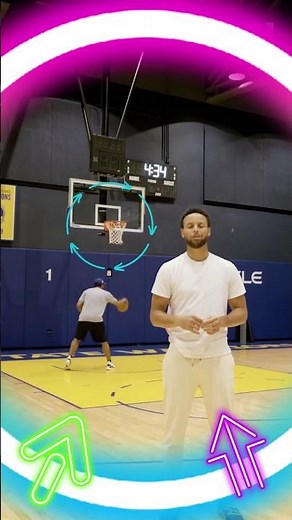 Steph Curry INSANE Trick Shot 🔥😳 Impossible Shot Goes Viral #basketball #nba #stephencurry #shorts