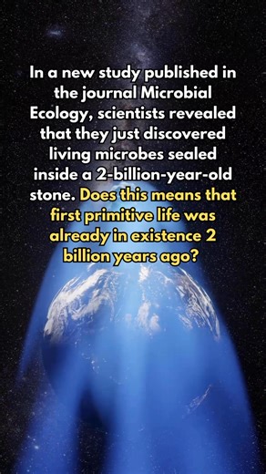 Does this means that first primitive life was already in existence 2 billion years ago? | Future Worlds