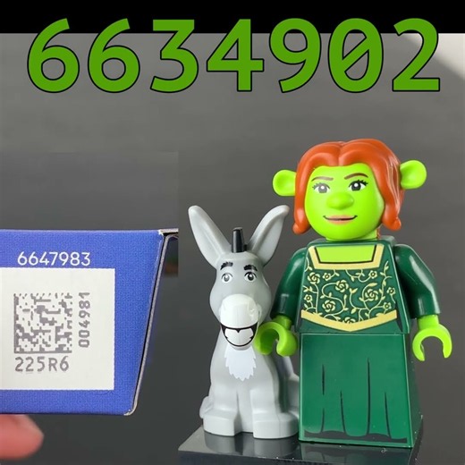 Full codes for LEGO Shrek Minifigures #lego #shrek #minifigures