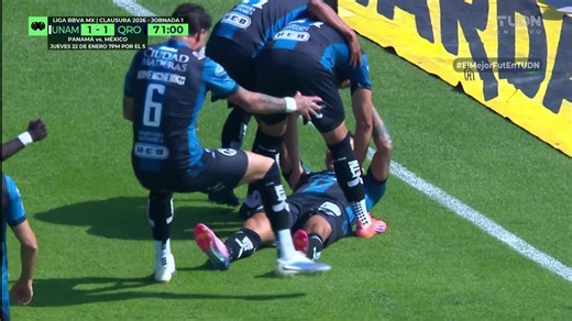 Watch the Game Highlights from Pumas UNAM vs. Querétaro, 01/11/2026 | TUDN MEX