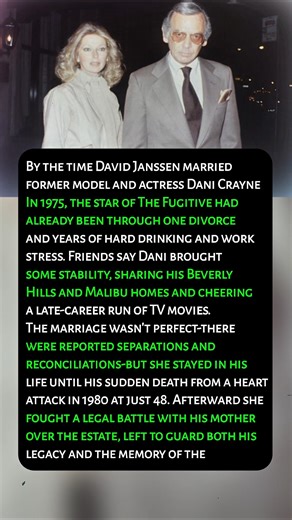 David Janssen & Dani Crayne’s Brief but Dramatic Marriage