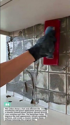Watch This Grout Hack Transform Old Tiles in Minutes | Satisfying Tile Renovation USA