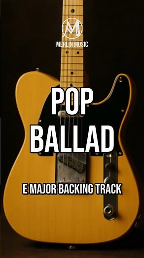 Optimistic Pop Ballad Backing Track in E Major