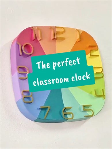 The Perfect Clock for Classroom Decor