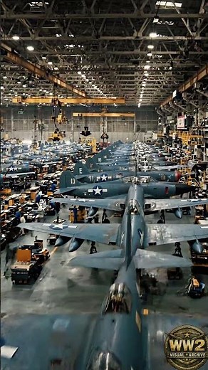 P-47 Thunderbolts Take Wing in Indiana, Factory Line Goes Full War Machine