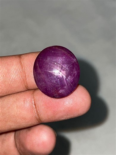 Natural Purple Star Ruby Loose Gemstone – Polished Cabochon Asterism Stone – Rare Star Ruby for Custom Jewelry & Collectors - Etsy