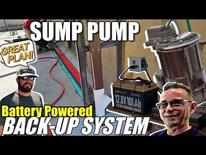 SUMP PUMP with Battery Back-Up | Storm Water Drainage Solutions | Landscape Drainage Issues
