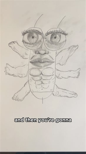 Adam on Instagram: "How to Draw a Realistic Cockroach 🪳"
