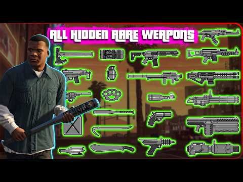 GTA 5 - All Secret and Rare Weapon Locations (Rail Gun, Up-n Atomizer & more)