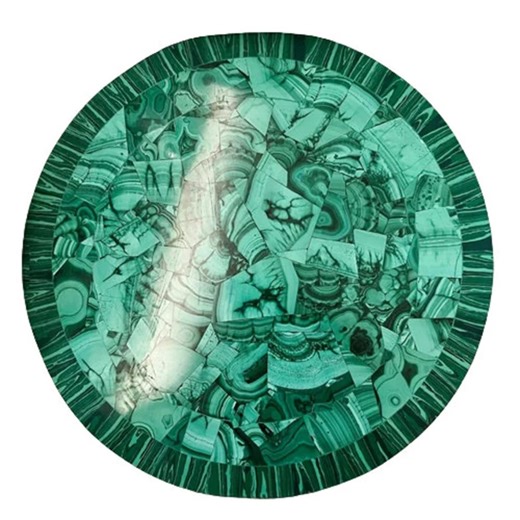 Handmade Malachite Round Coffee Table Random Inlay Mosaic Pattern Home Decor - Etsy
