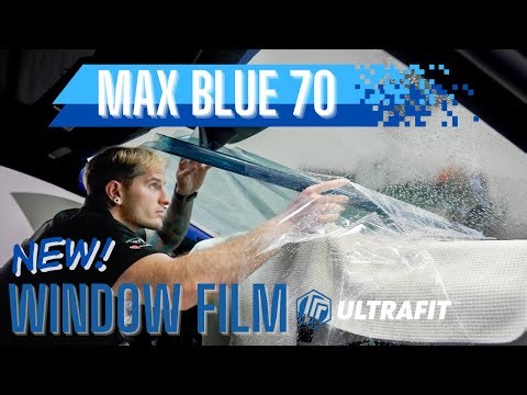 NEW! ULTRAFIT MAX BLUE 70 - Windshield Tint - Window Film First Look