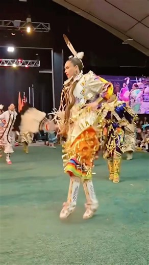Women's jingle Dancer Delphine Zorthian #indigenous #powwow #jingle #dance #beauty #culture #shorts