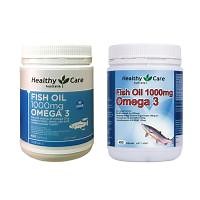 Viên uống dầu cá Fish Oil 1000mg Omega 3 Healthy Care của Úc