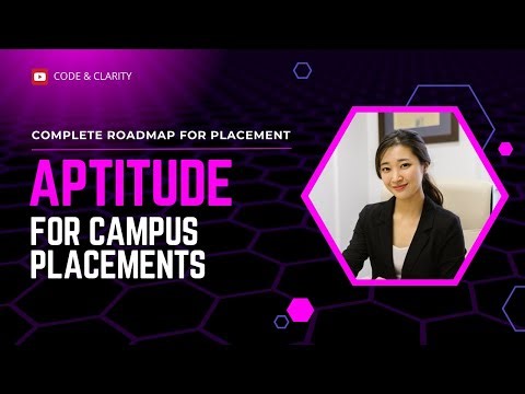 Aptitude Preparation for Campus Placement | Must-Know Topics + Resources | Get placement ready 💯